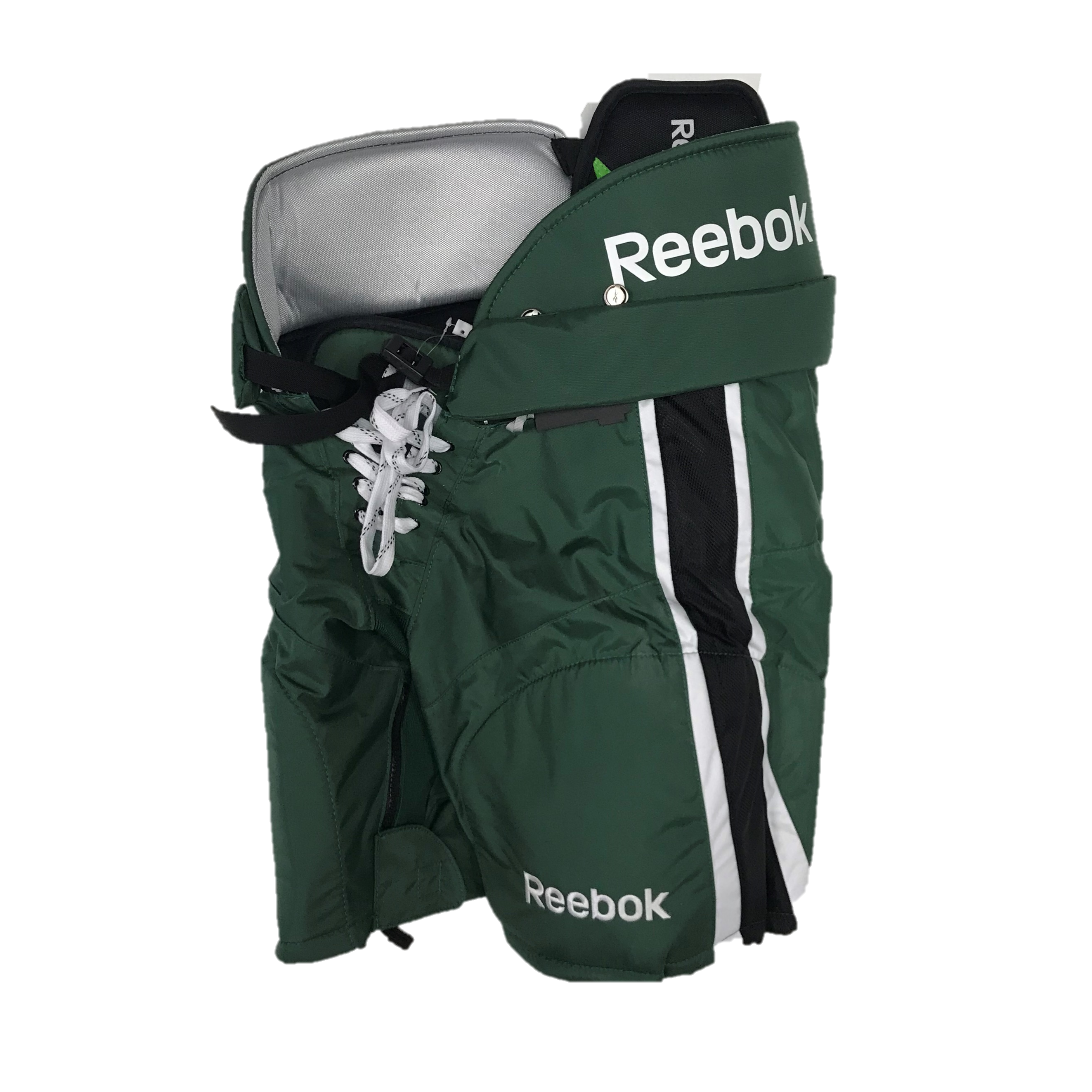 Pantalon de hockey Reebok HP16K Pro Stock – Vert/Noir/Blanc – Jeunes/Seniors